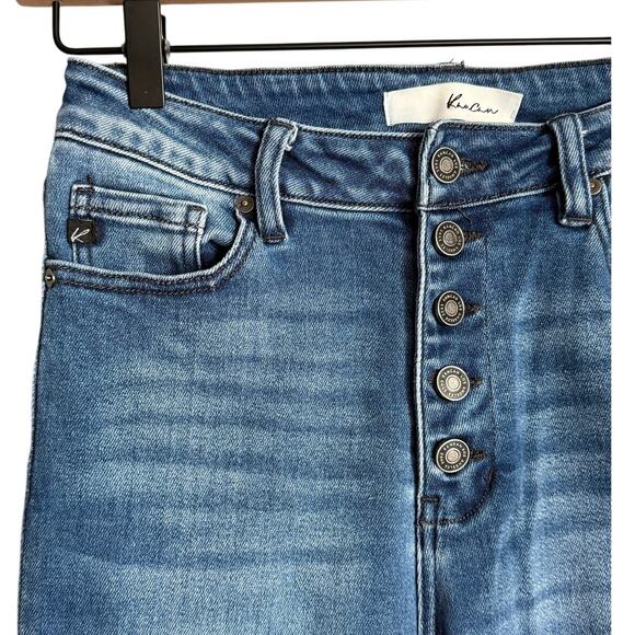 KanCan Fort Kent High Rise Button Fly Bootcut Jeans Women’s 28 Blue - Picture 5 of 9